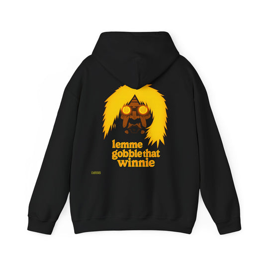 Gobble That Hoodie — Sudadera negra unisex | DROP_06 DØSIS