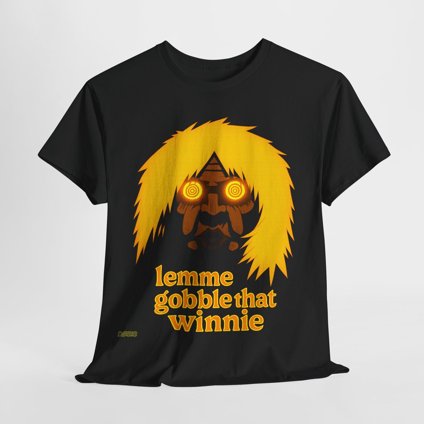 Gobble That Tee — Camiseta negra unisex  | DROP_06 DØSIS | Humor negro anime