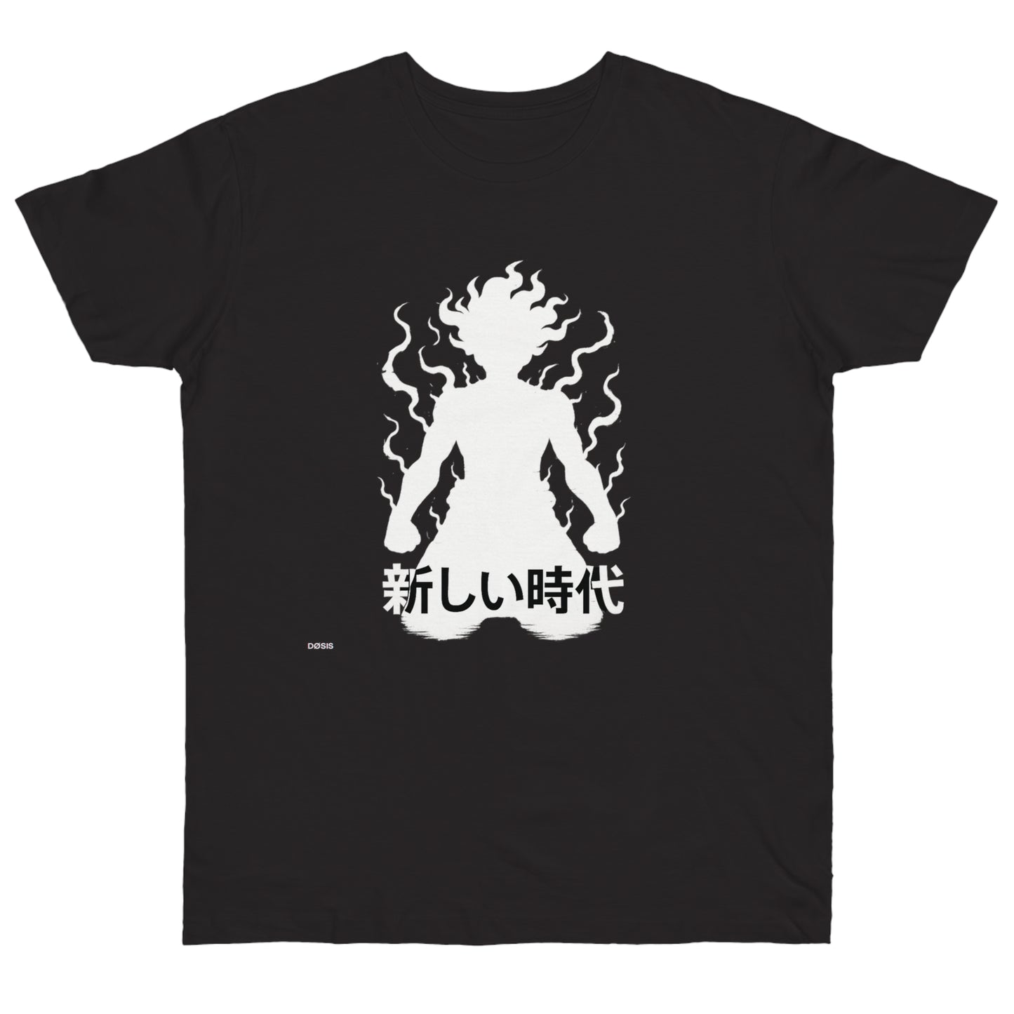 黒火 (Kurohi) – Camiseta negra japonesa unisex | DROP_01 DØSIS | Estilo darkwear minimalista
