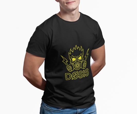 DOGMODE TEE — Camiseta negra unisex con diseño mutante | DROP_07 DØSIS