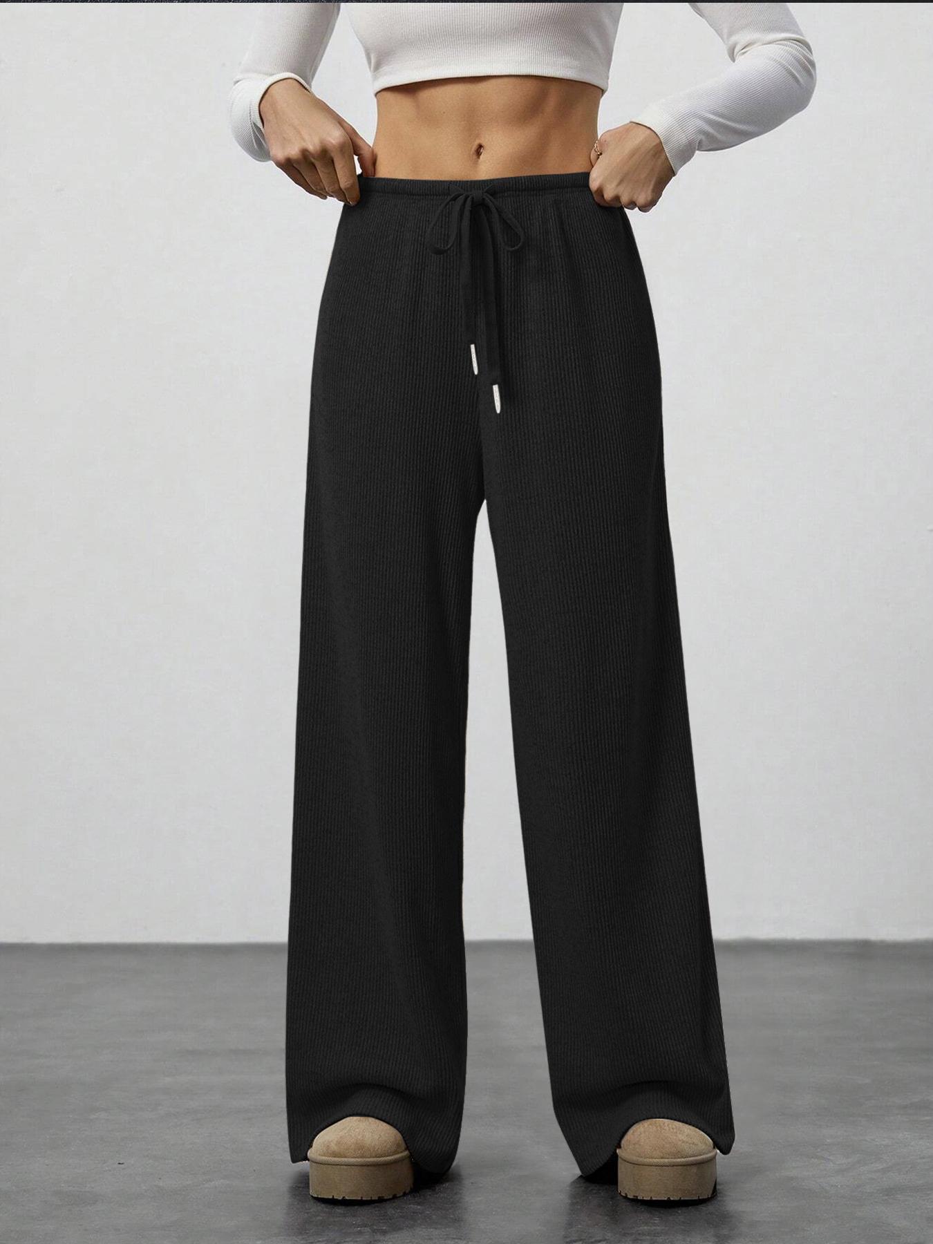 Pantalón Ribbed Flow: Confort Estructural