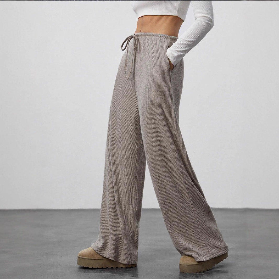 Pantalón Ribbed Flow: Confort Estructural