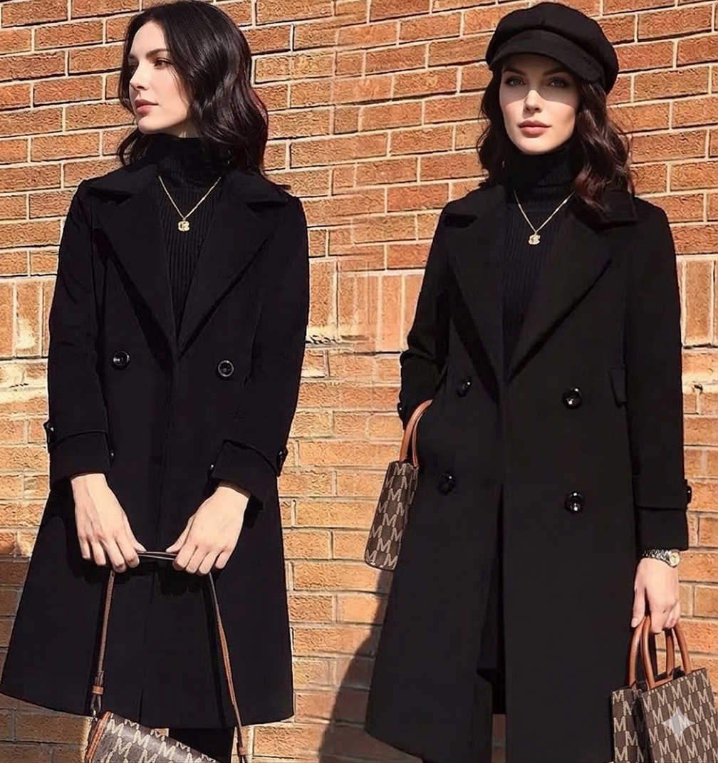 The Bishop Midi Overcoat | Abrigo de Diseño con Manga Obispo