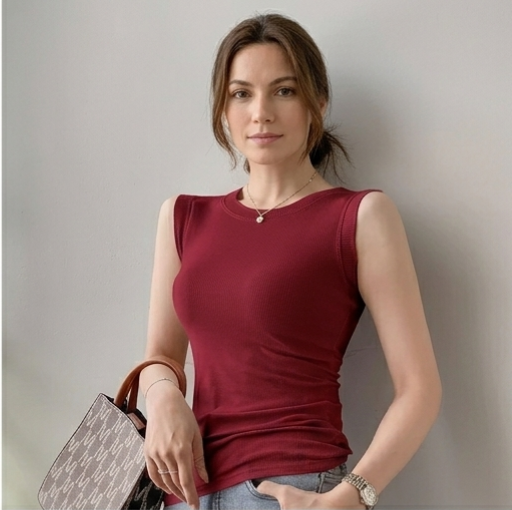 The Essential Ribbed Tank | Top de Punto Acanalado sin Mangas